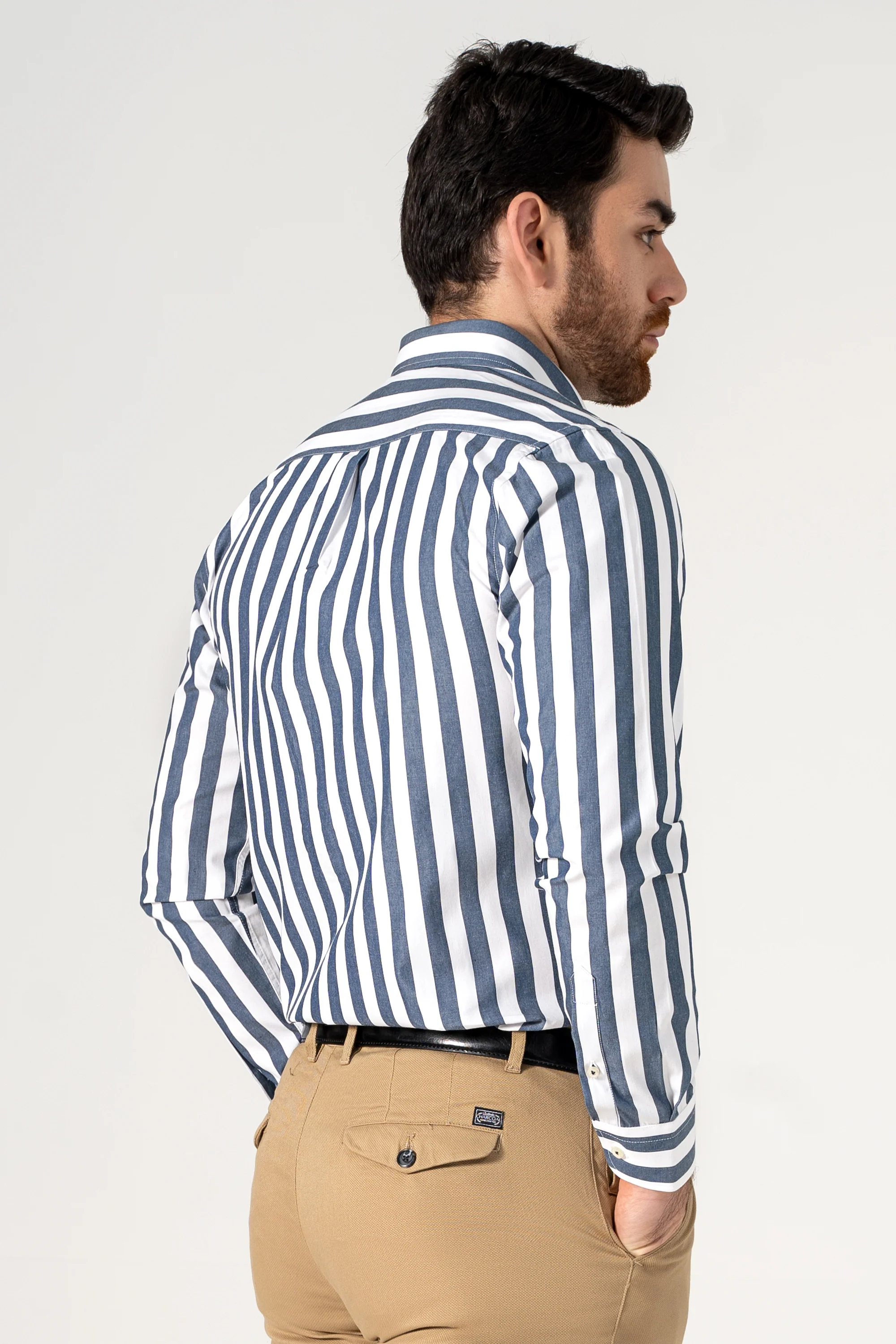 SMART SHIRT BLUE STRIPES - Image 4