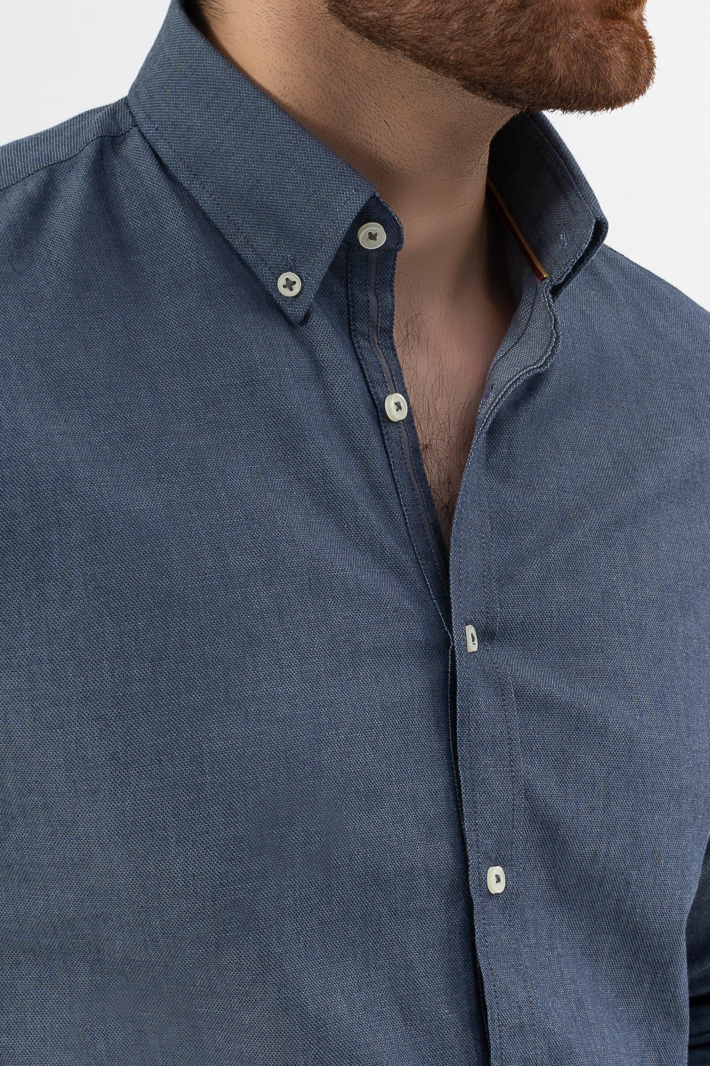 SMART SHIRT CHAMBRAY BLUE - Image 4
