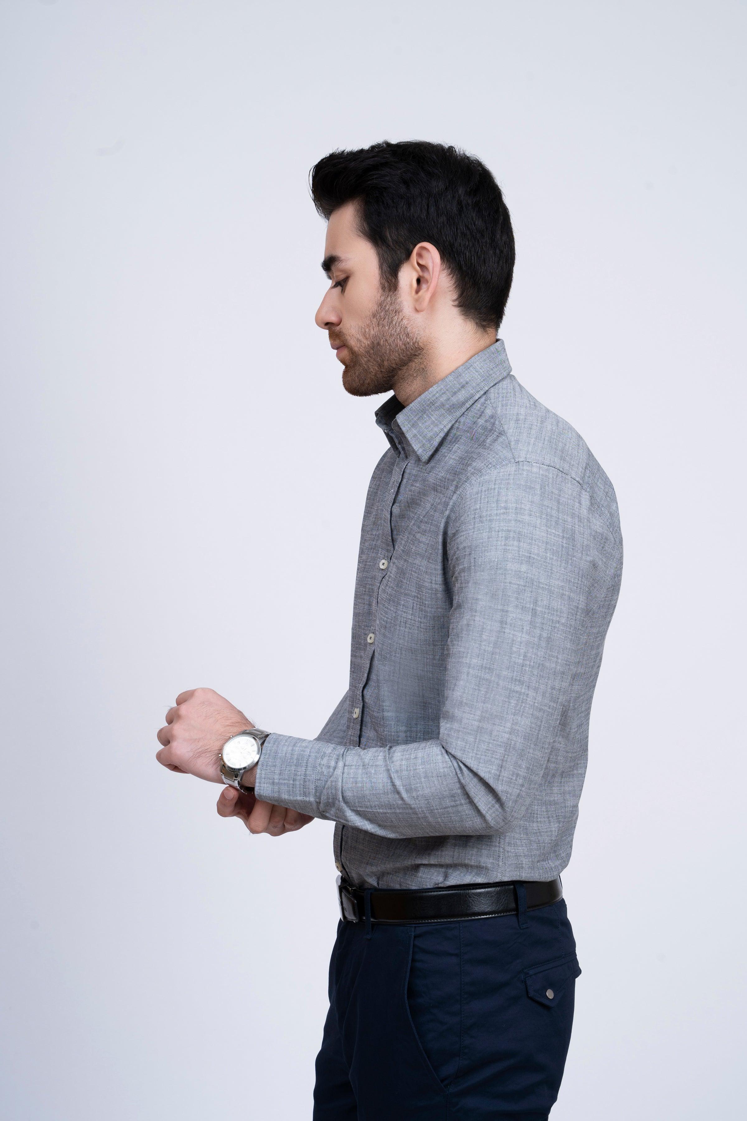 SMART SHIRT GREY - Image 3