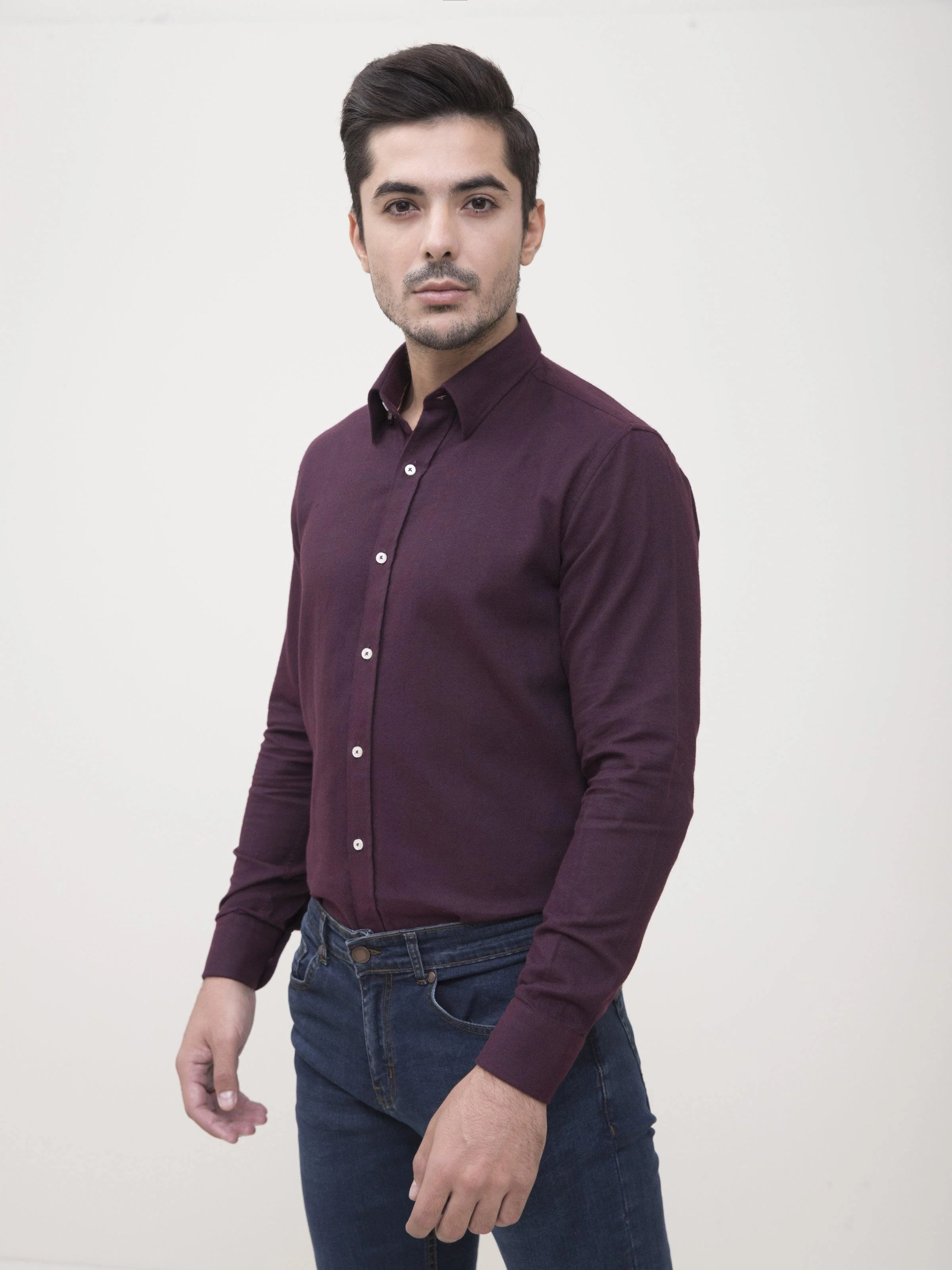 SMART SHIRT MAROON - Image 2