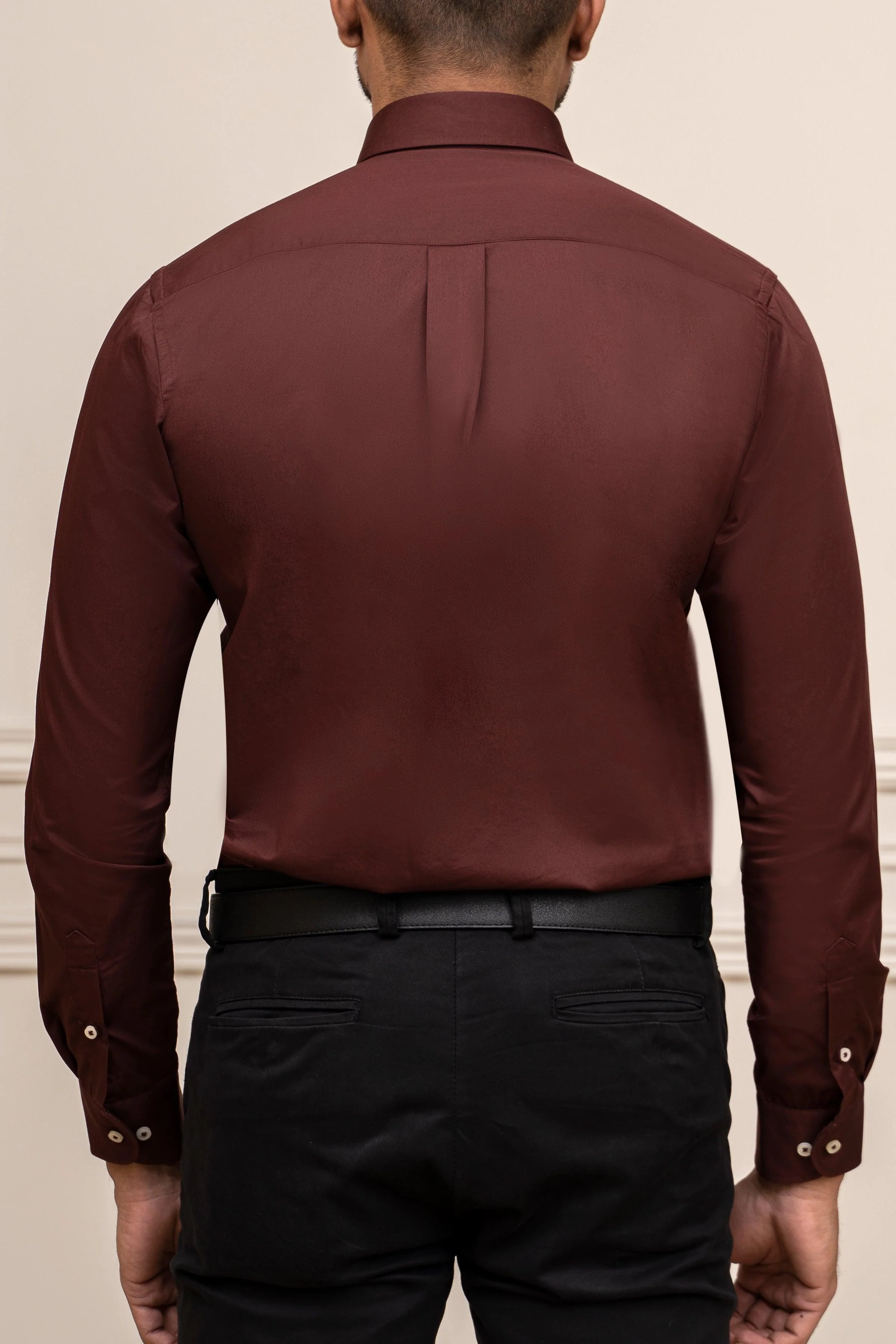SMART SHIRT MAROON - Image 3