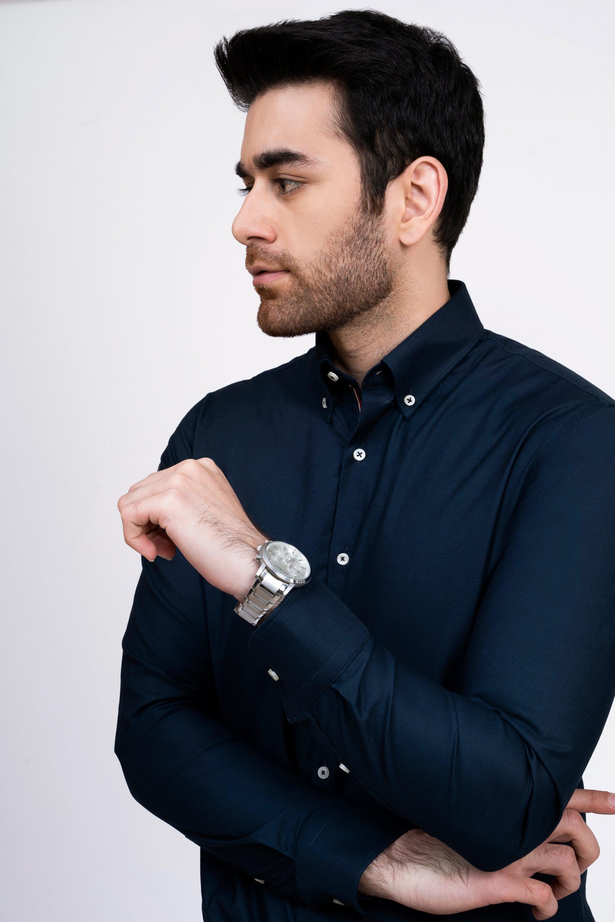 SMART SHIRT NAVY - Image 4