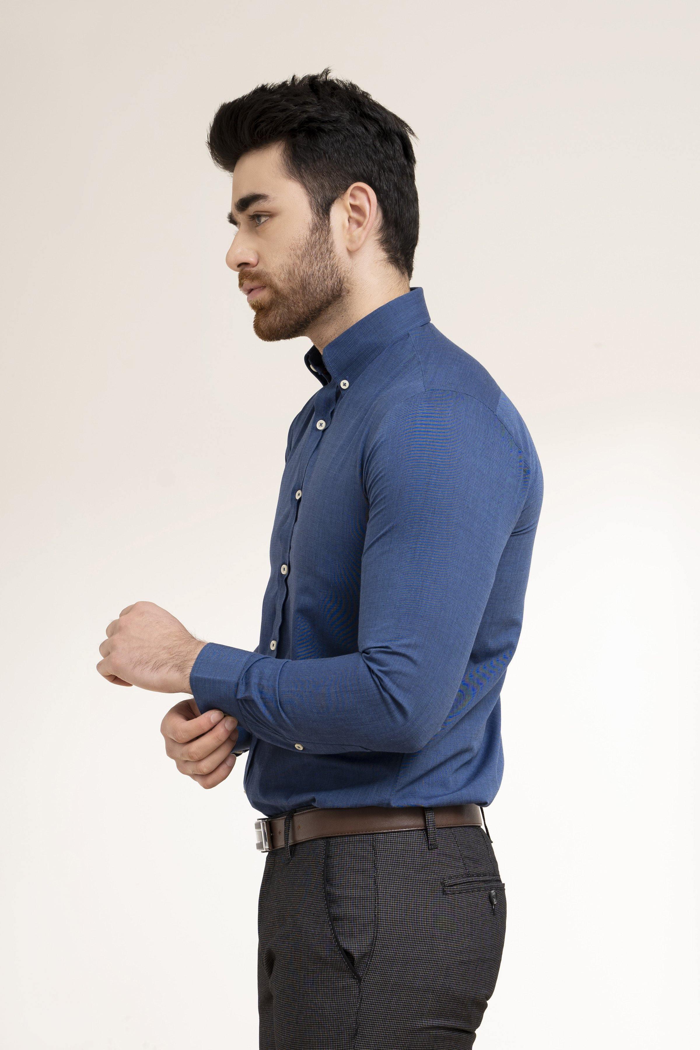 SMART SHIRT NAVY BLUE - Image 2