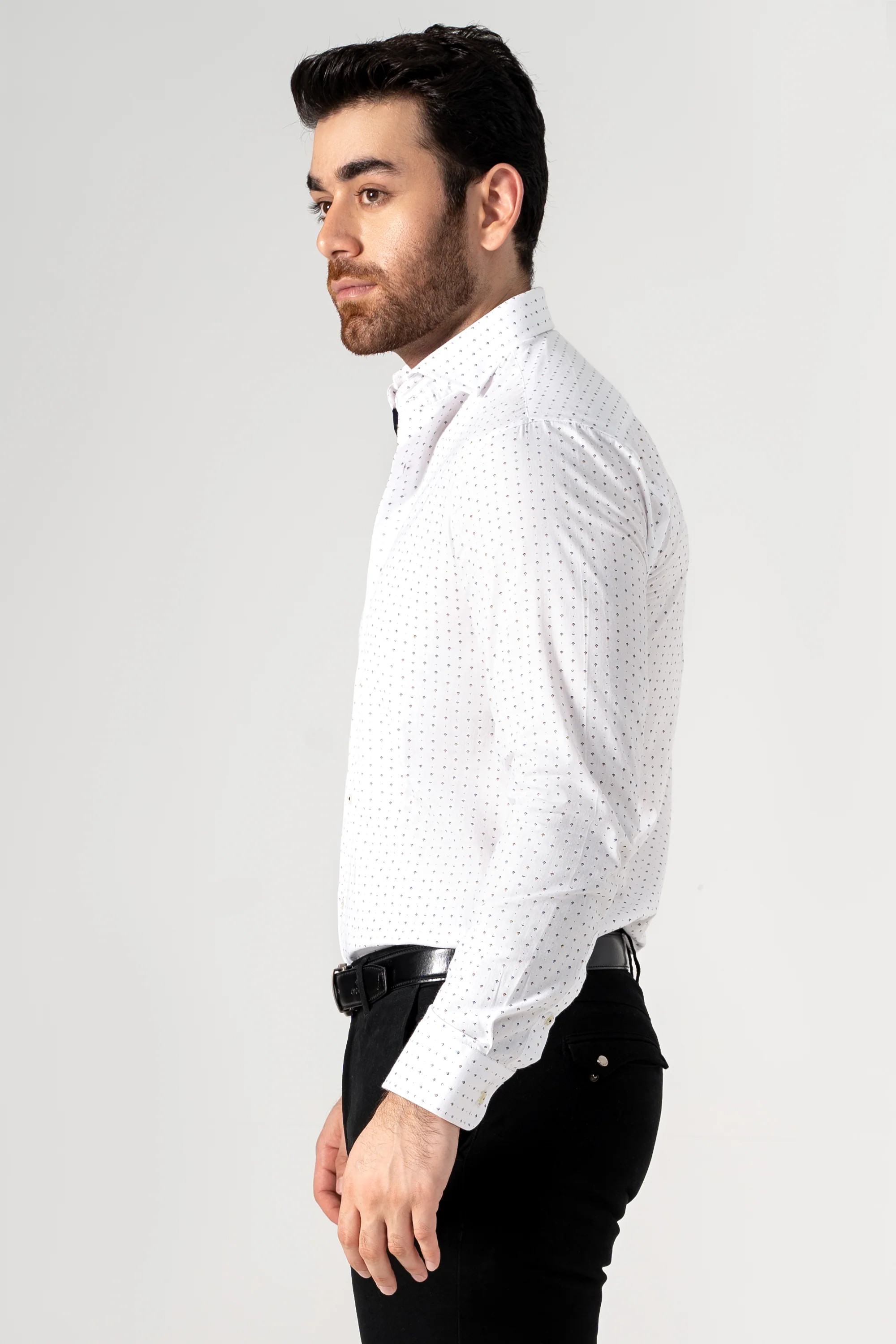 SMART SHIRT WHITE PRINTED - Image 3