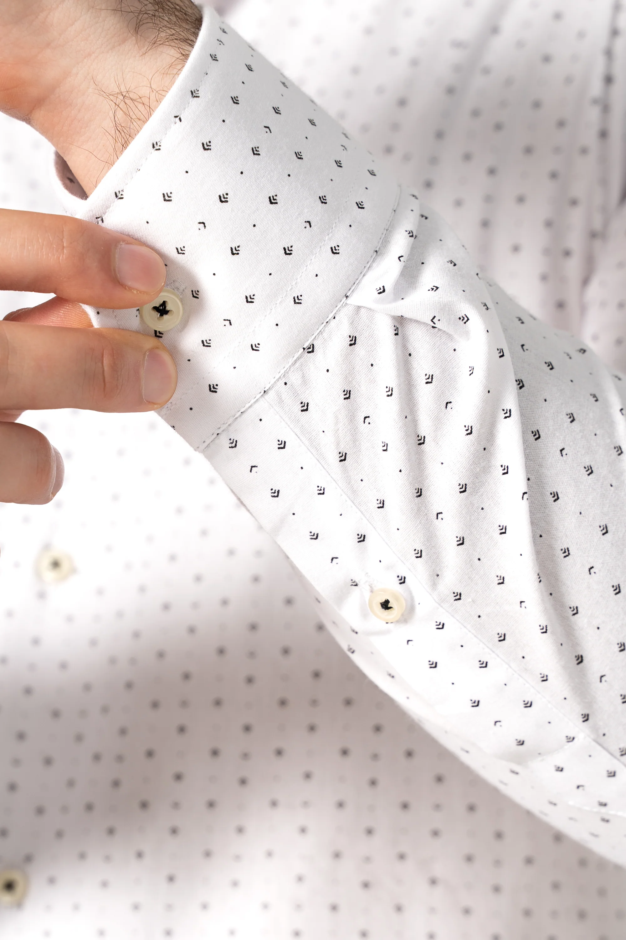 SMART SHIRT WHITE PRINTED - Image 6