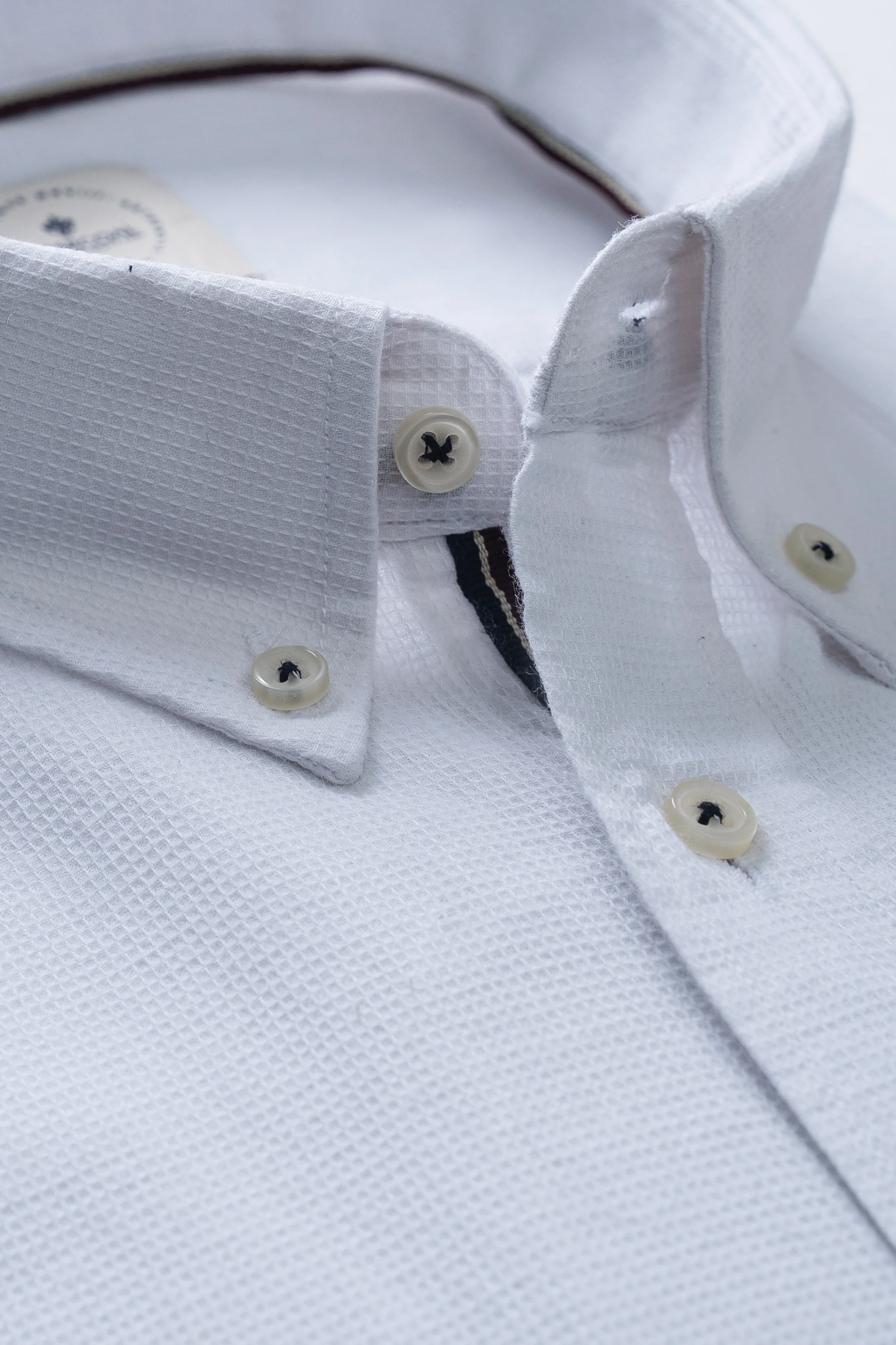 SMART SHIRT WHITE TEXTURED - Image 2
