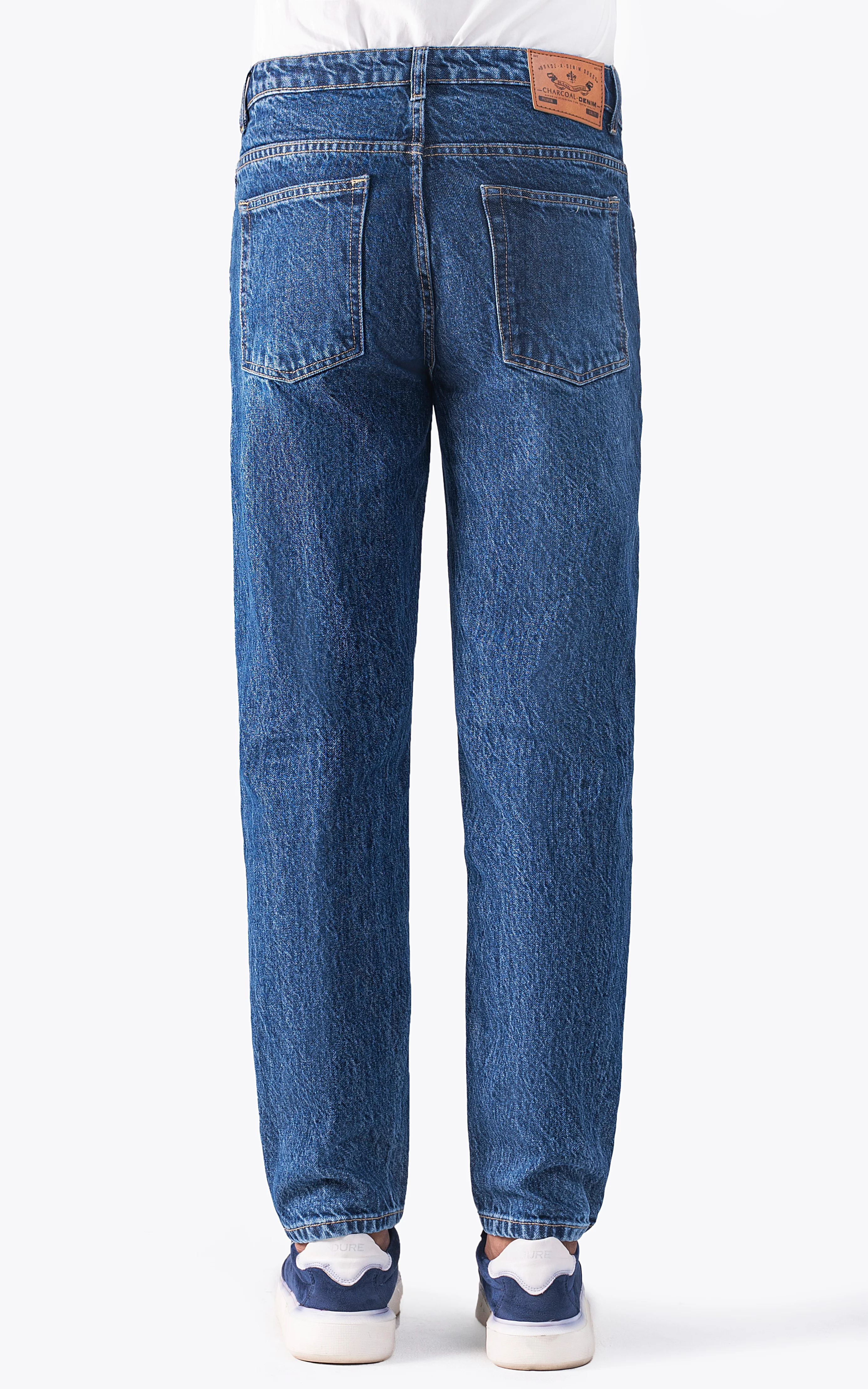 STRAIGHT FIT JEAN MID BLUE - Image 3