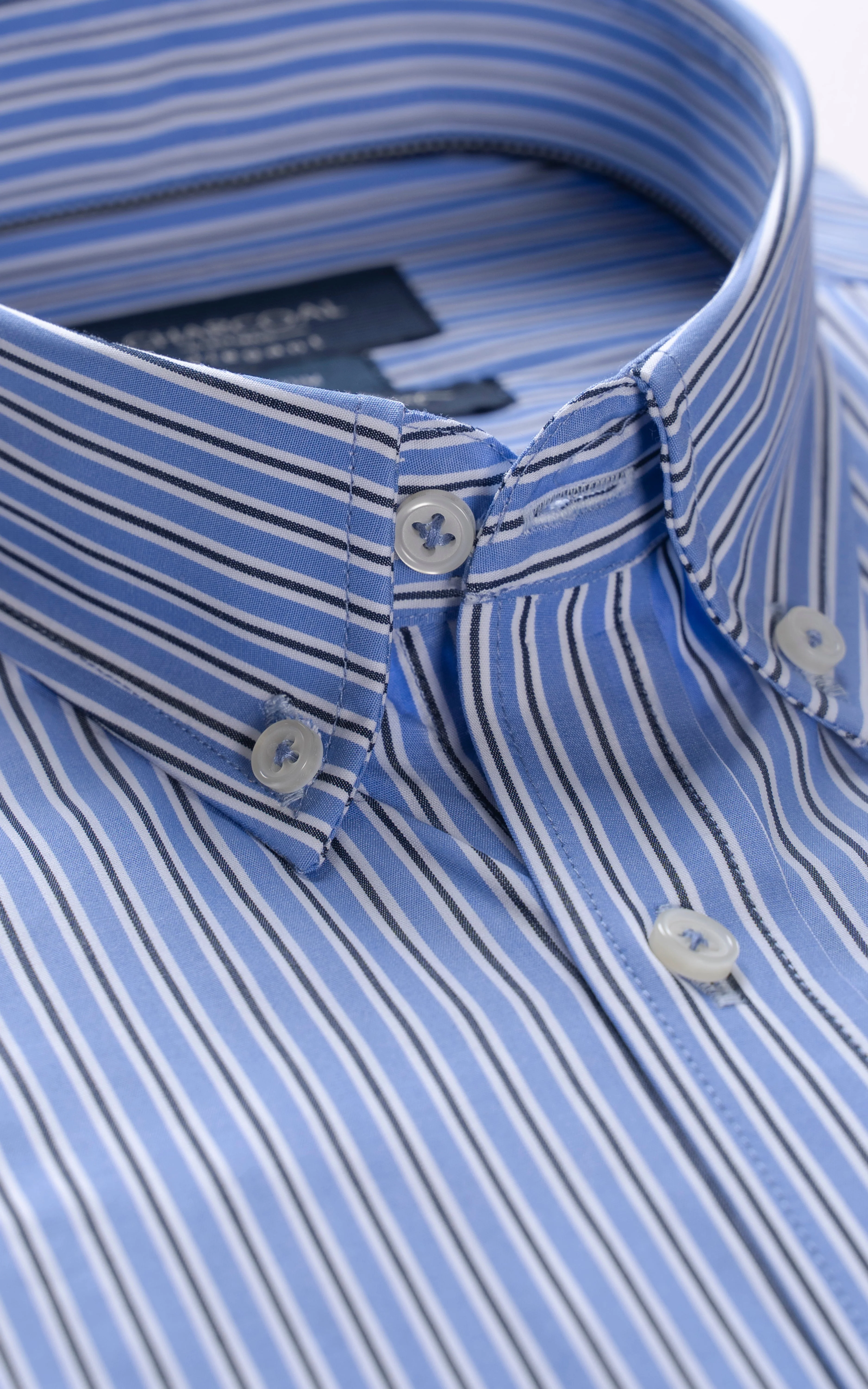 STRIPPED RELAXED FIT SHIRT BLUE STRIPE - Image 5