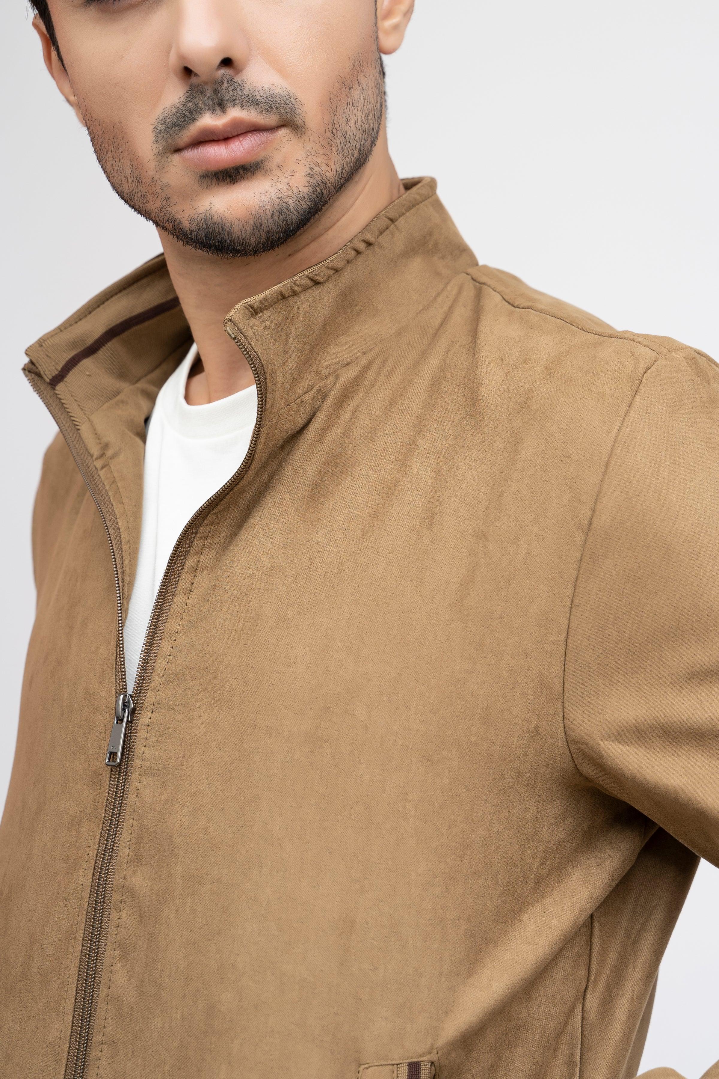 SUEDE JACKET F/S KHAKI - Image 5
