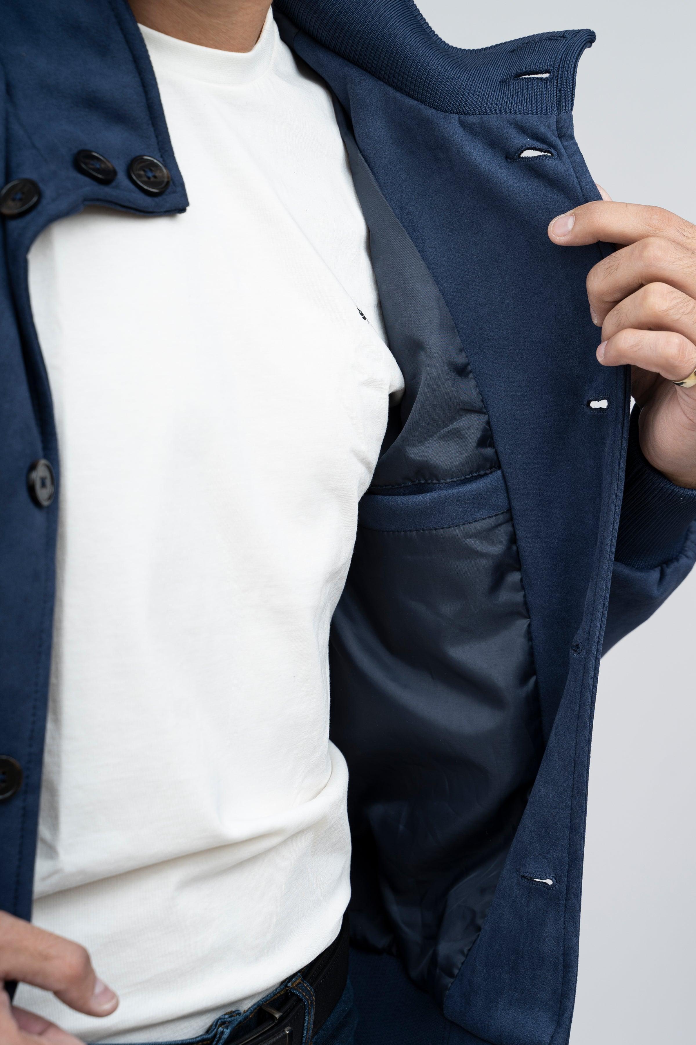 SUEDE JACKET F/S NAVY - Image 6