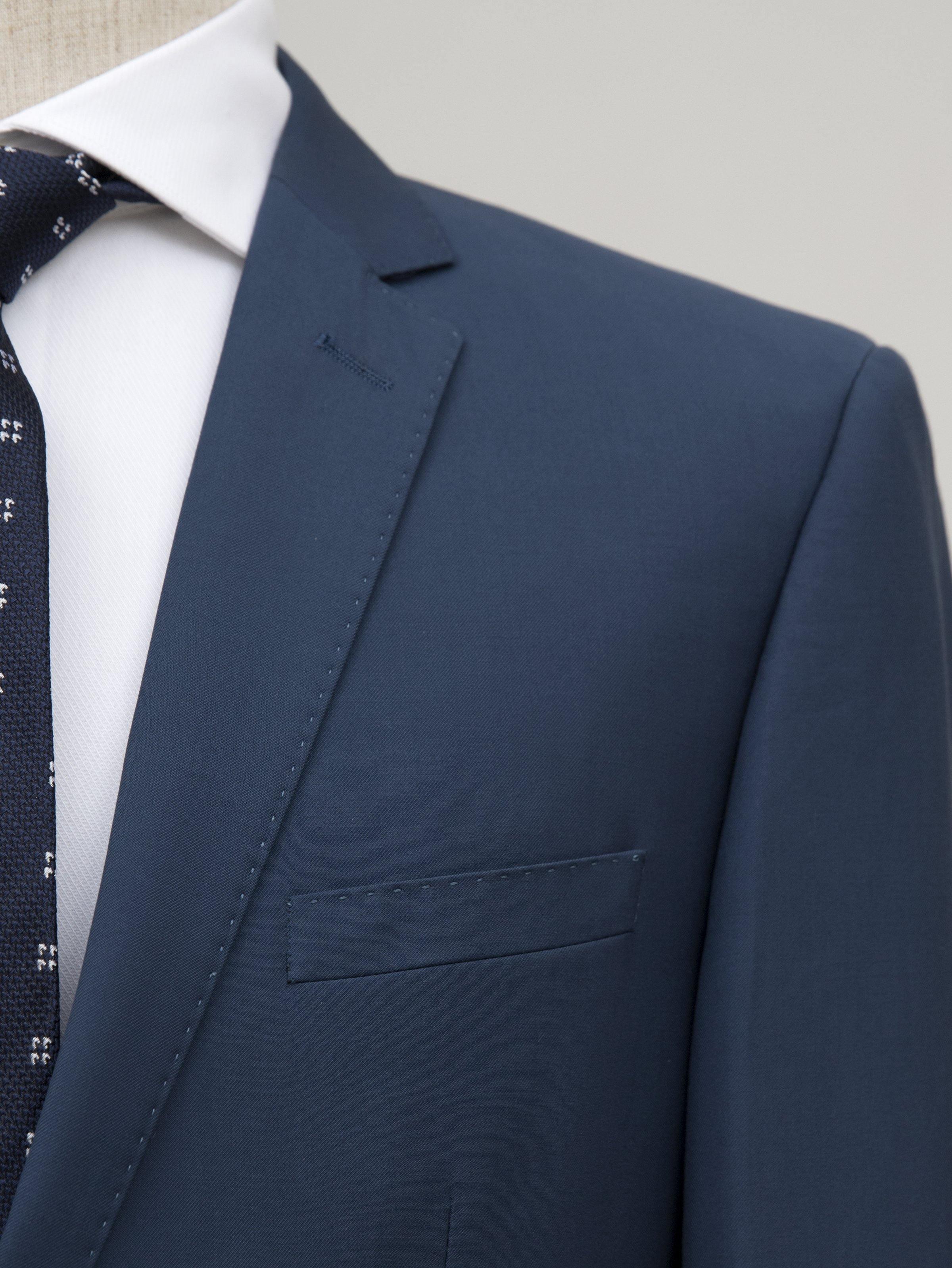 SUIT PLAIN 2 BUTTON BLUE - Image 3