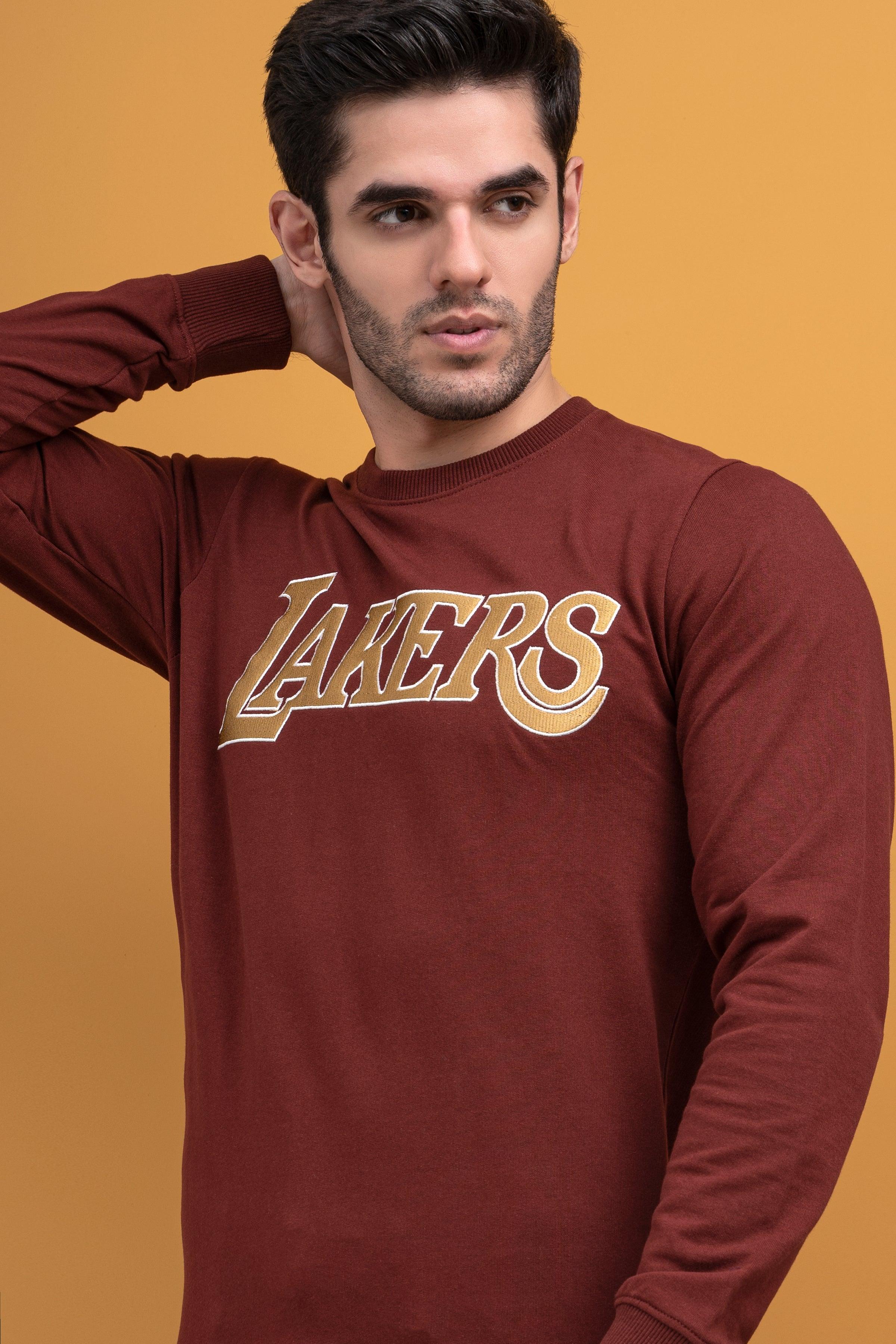SWEAT SHIRT ROUND NECK RUST - Image 3