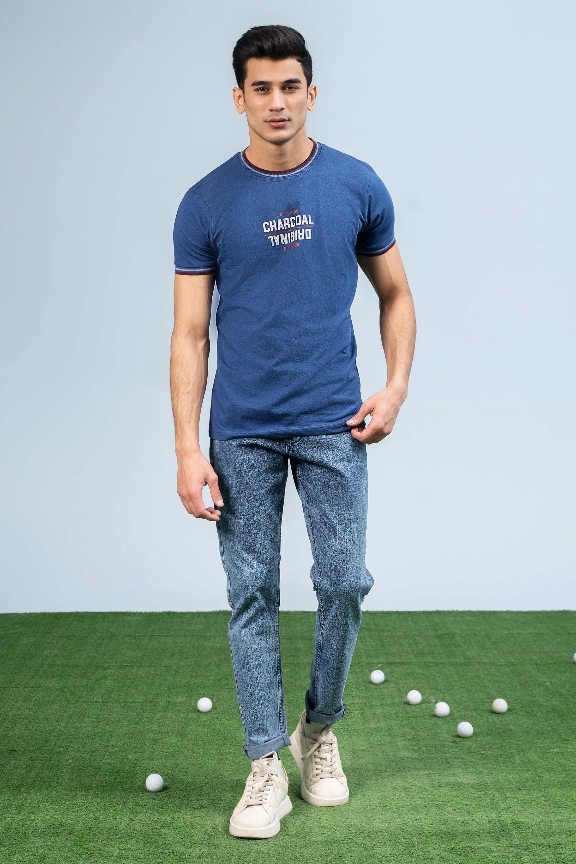 T SHIRT BLUE