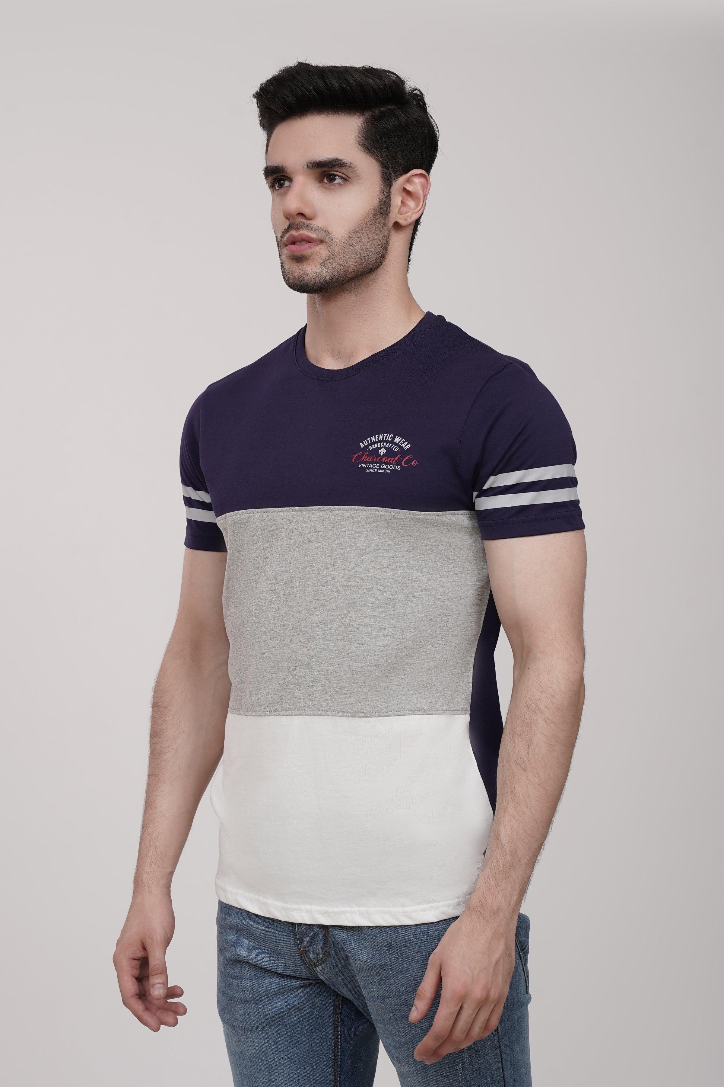 T SHIRT CREW NECK NAVY - Image 3