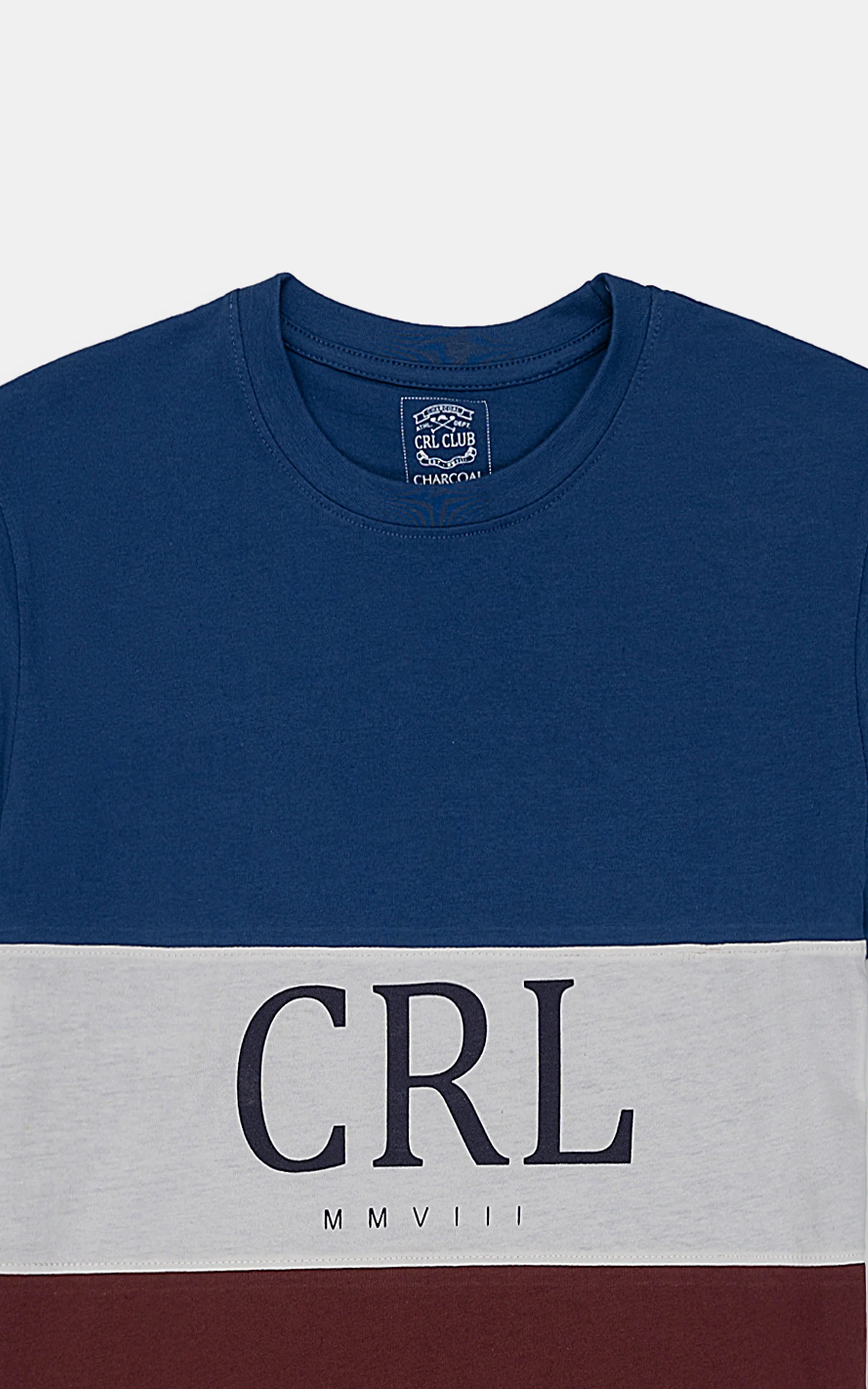 T SHIRT ROUND NECK ROYAL BLUE - Image 2