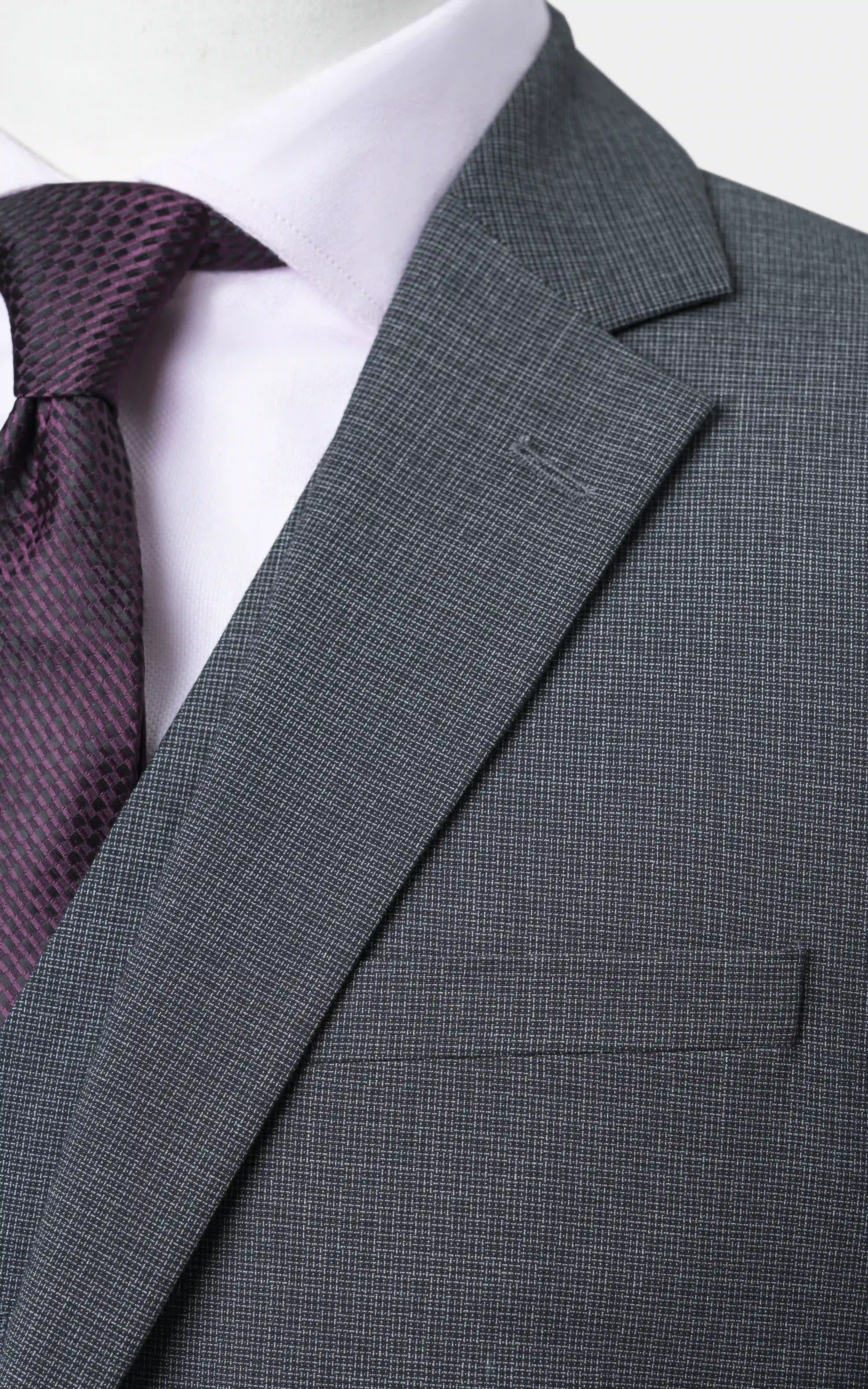 Men’s Three-Piece Suit charcoal - Image 3