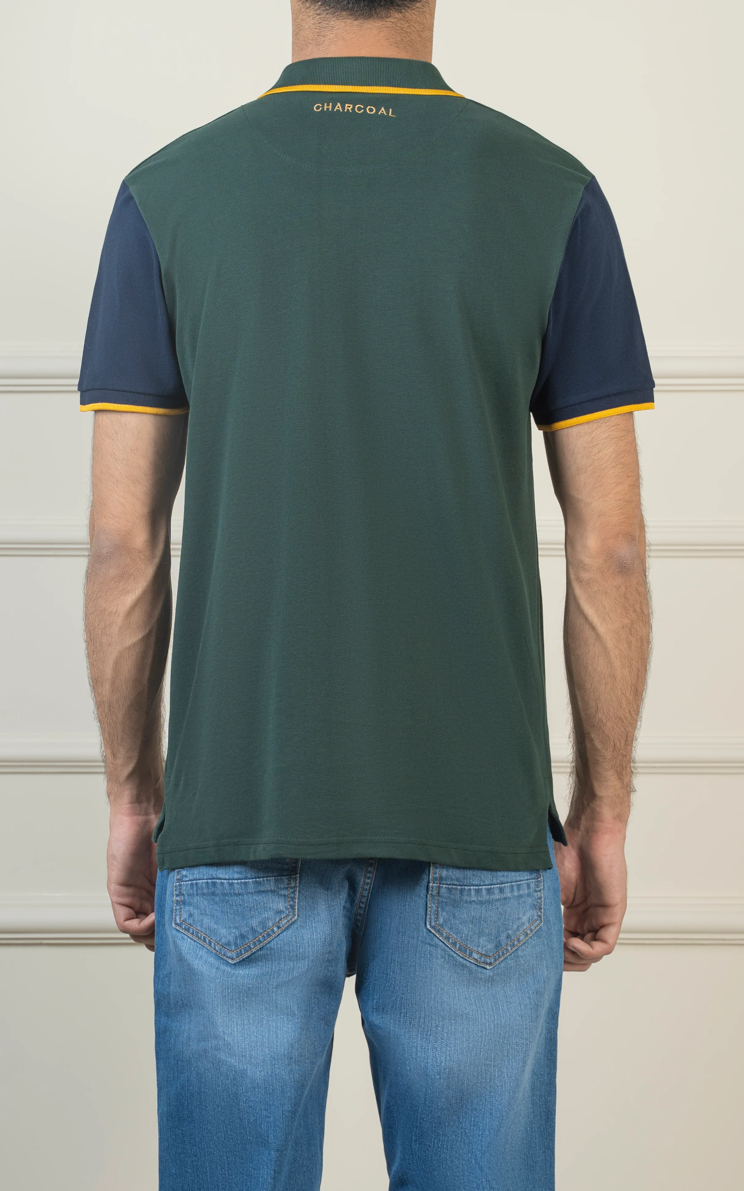 TIPPING COLLAR POLO GREEN - Image 5