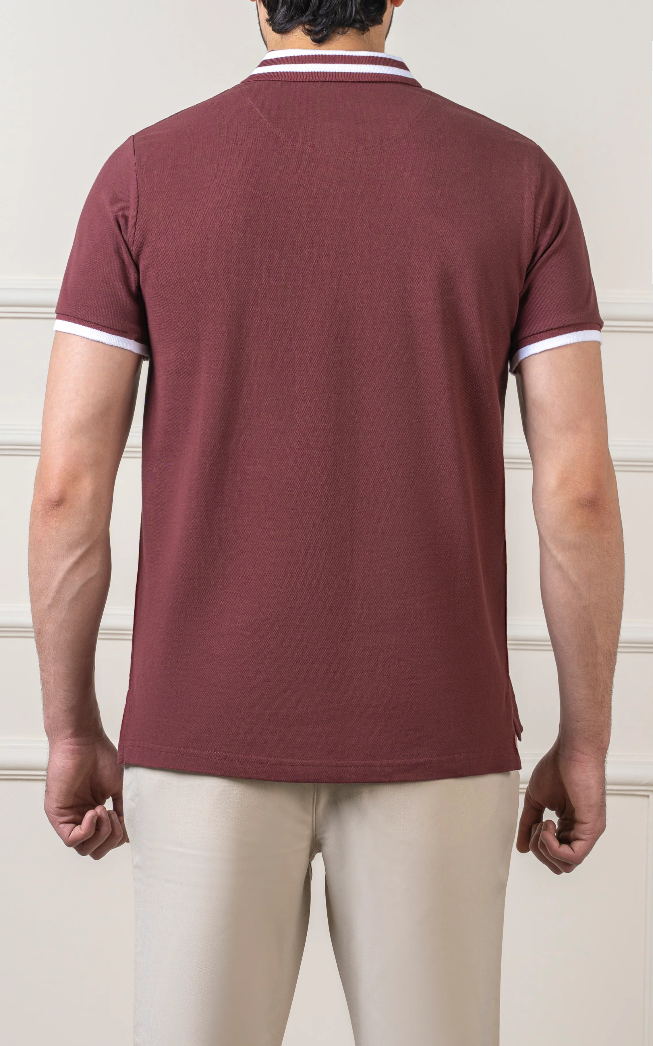 TIPPING FASHION POLO MAROON - Image 4