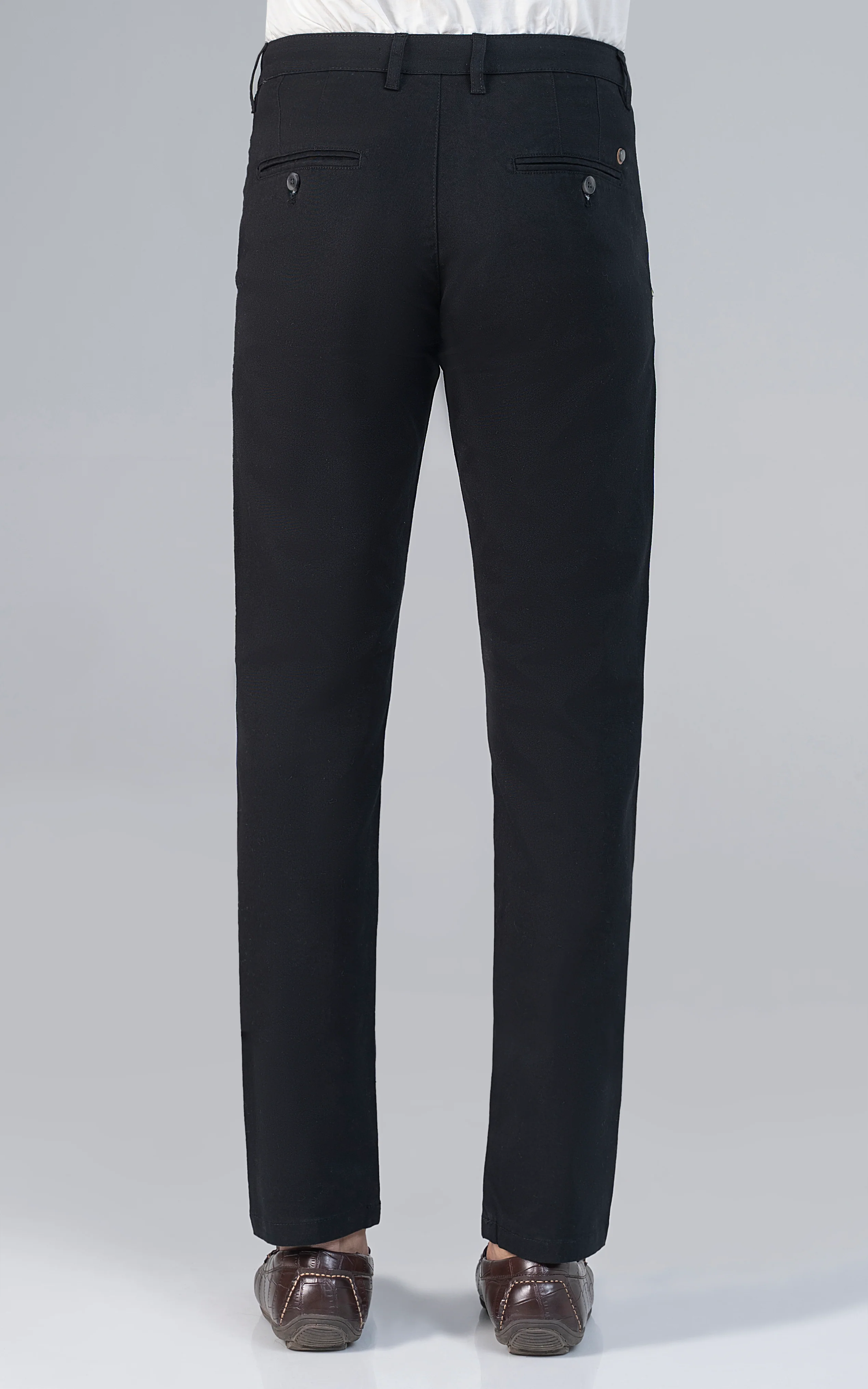 TWILL CROSS POCKET PANT BLACK - Image 4