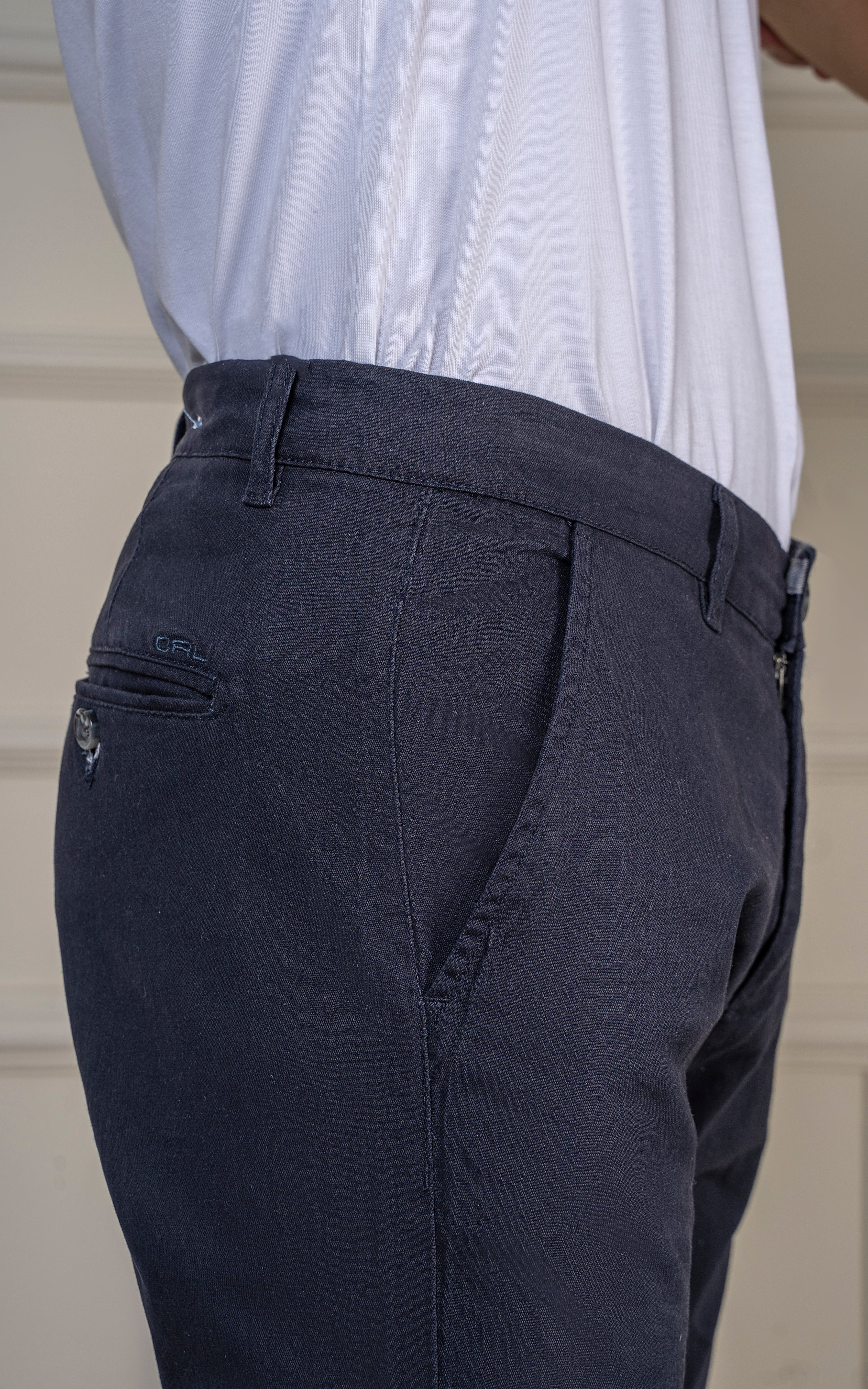 SLIM FIT TWILL PANT NAVY - Image 5