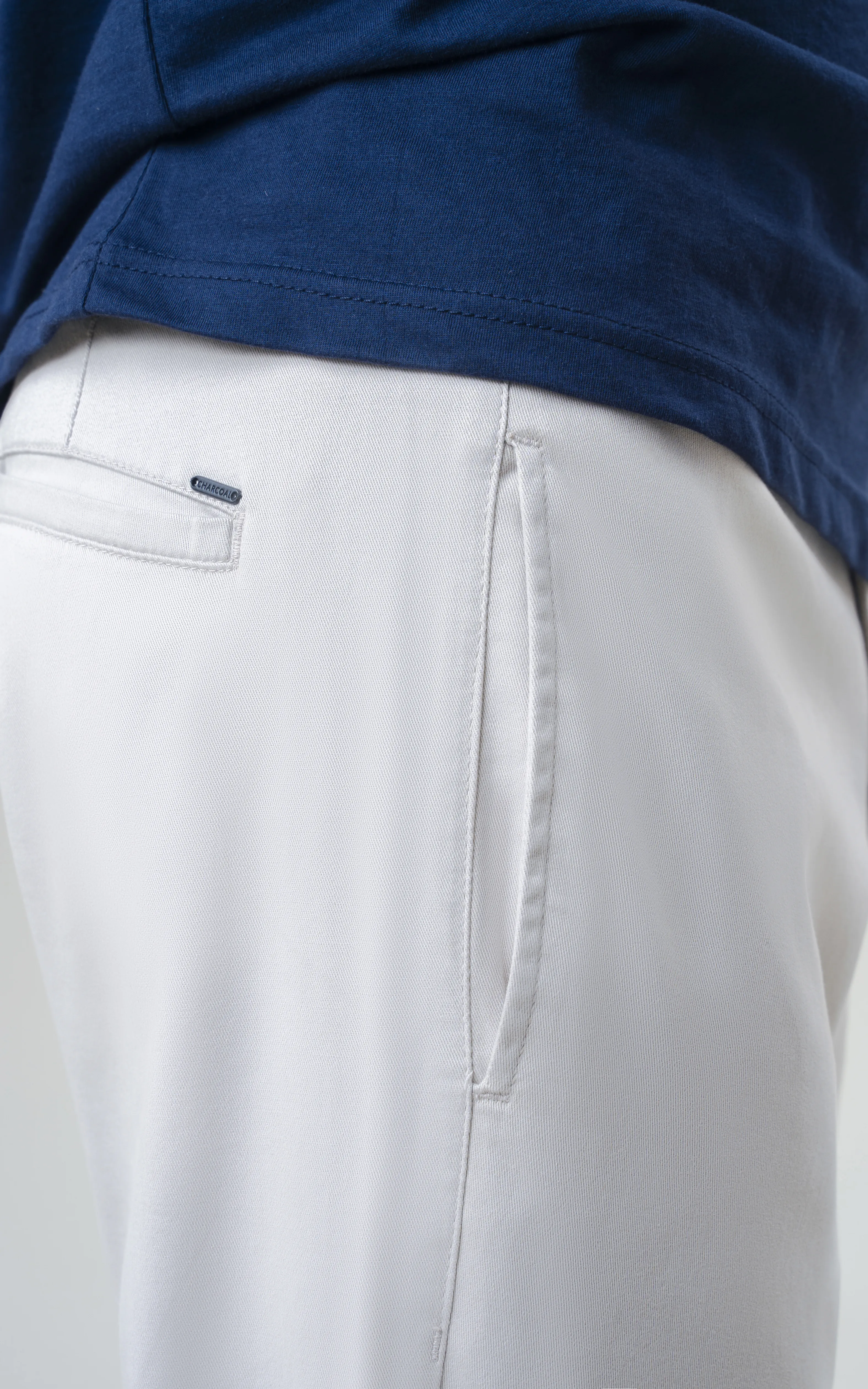 TWILL SMART FIT CASUAL PANT BEIGE - Image 3