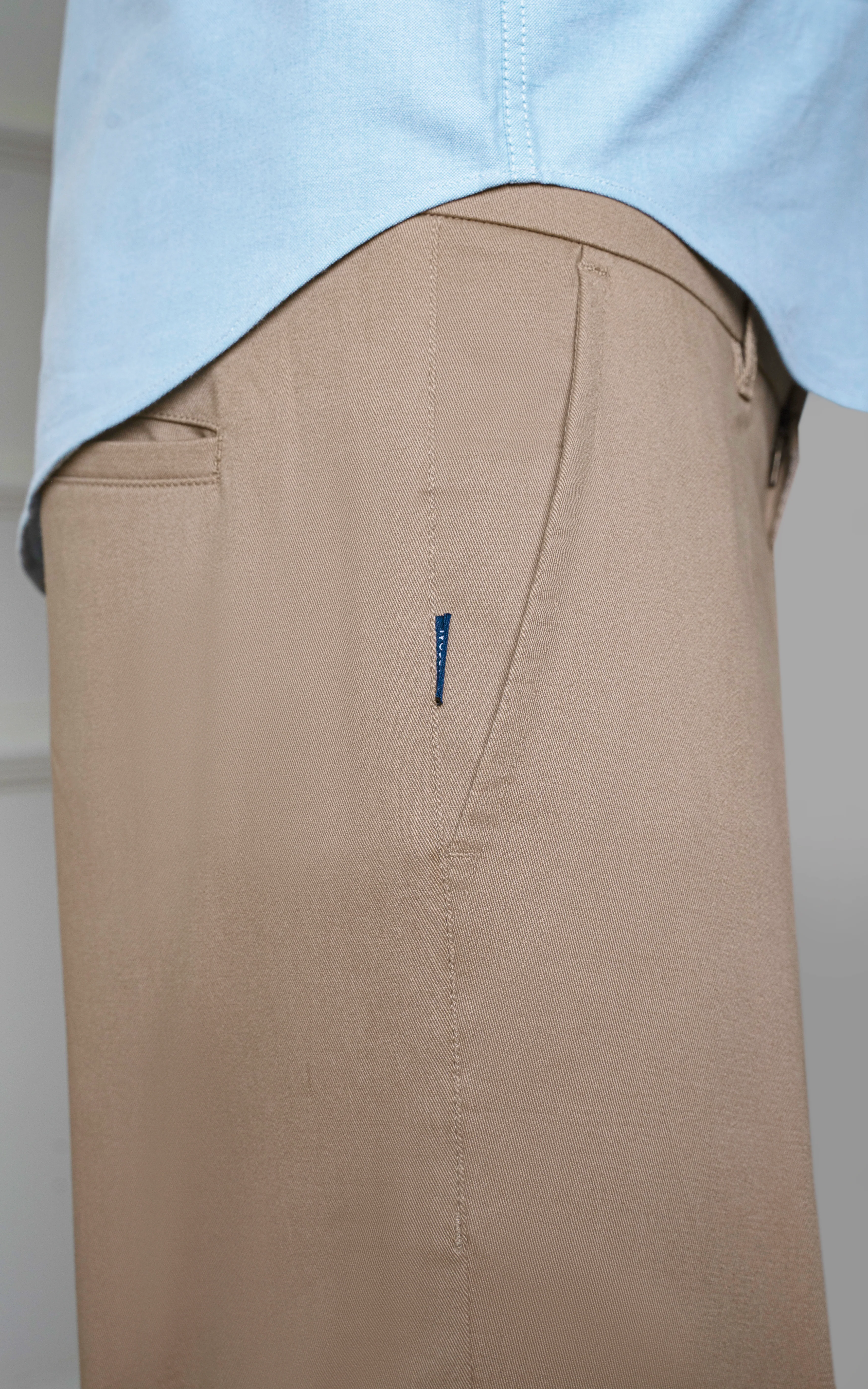 TWILL SMART FIT PANT KHAKI - Image 5
