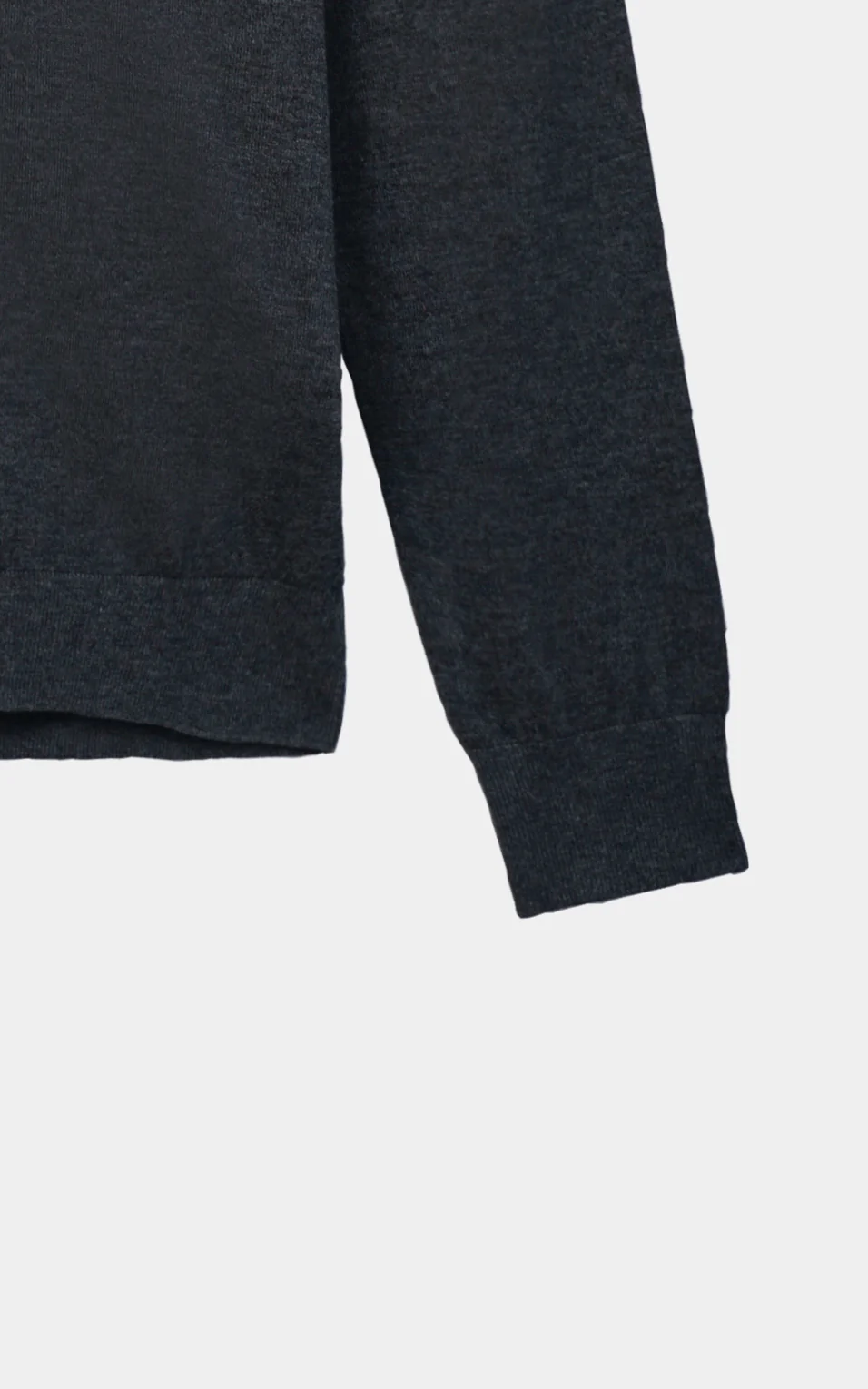 V-Neck Sweater Grey melange - Image 3