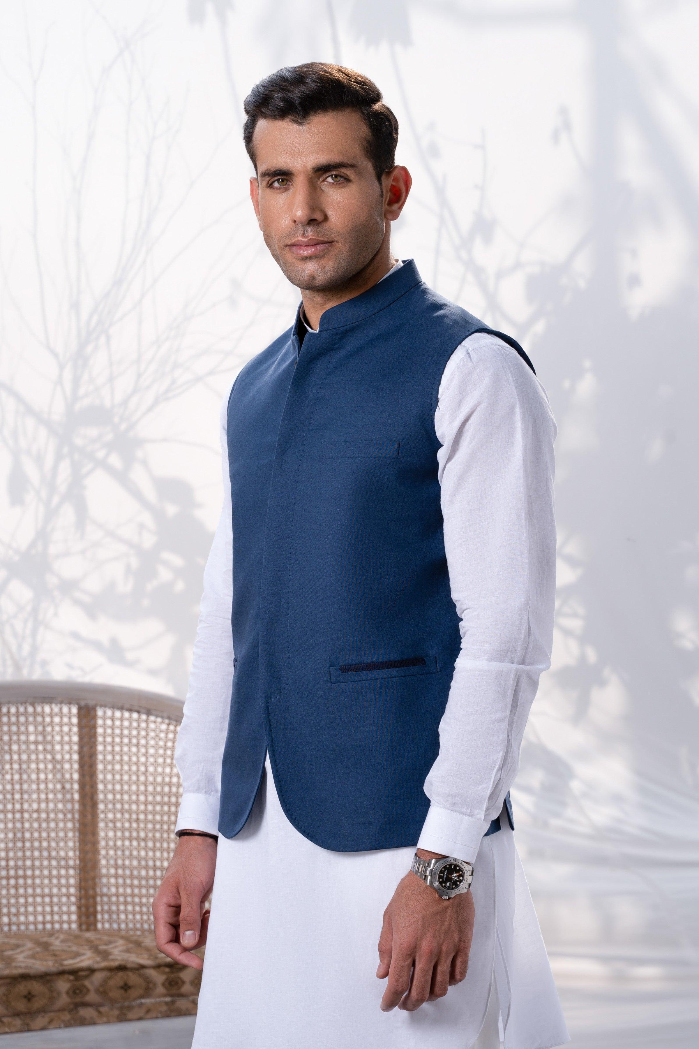 WAISTCOAT INDIGO BLUE - Image 2