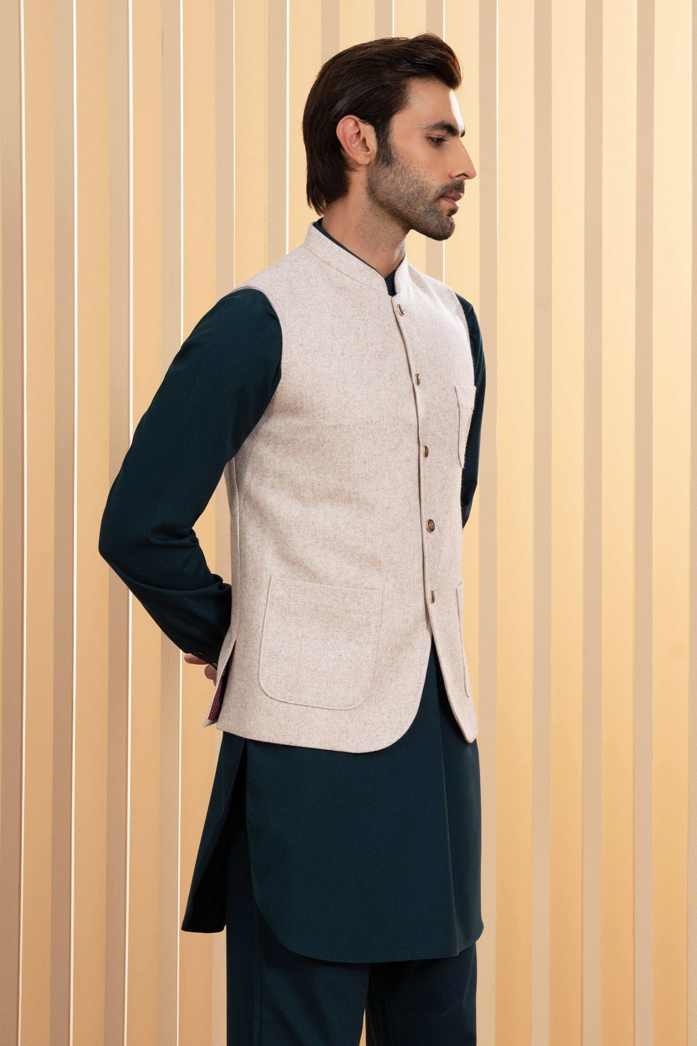 WAISTCOAT OATMEAL - Image 3