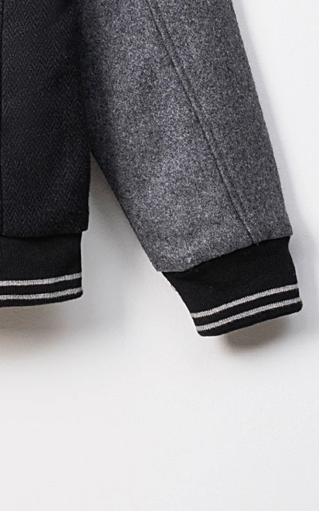 WOOLEN JACKET CHARCOAL - Image 4